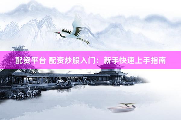 配資平臺(tái) 配資炒股入門：新手快速上手指南